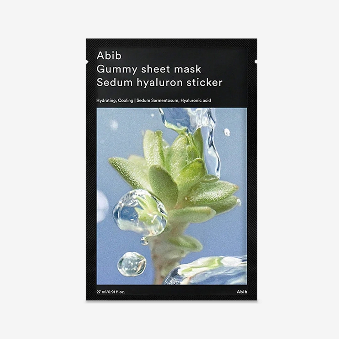 Gummy Sheet Mask Sedum Hyaluron sticker, 27ml